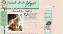 Desktop Screenshot of handmade-adelaide-baby.com